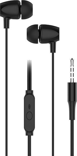 Blue Star Pa-e67 In-ear Handsfree Ακουστικά με Βύσμα 3.5mm Λευκό