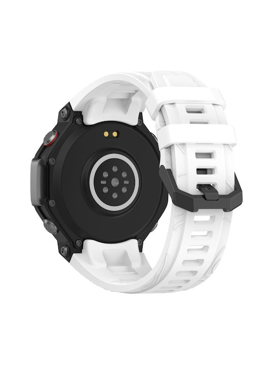 Каишка Силикон Бял (Amazfit T-Rex 3)