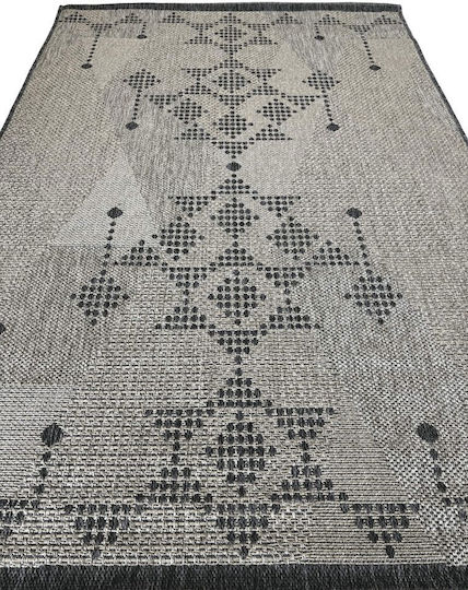 Eurofil Magic Χαλί Ορθογώνιο Καλοκαιρινό Ψάθινο Grey 133x190cm