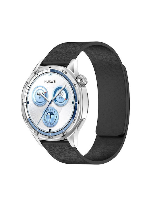 Techsuit Strap Silicone Black (Huawei Watch GT4/GT5 41mm / GT5 Pro 42mm)
