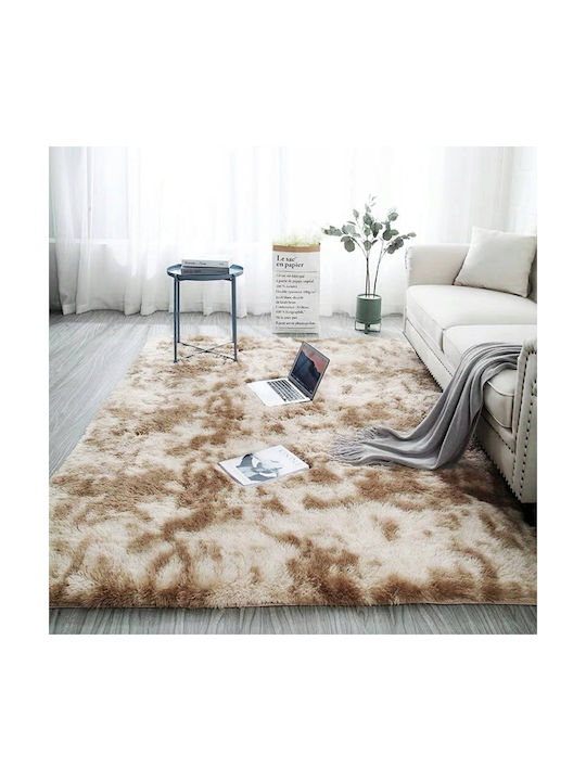 Strado Covor Rectangular Shaggy Bej