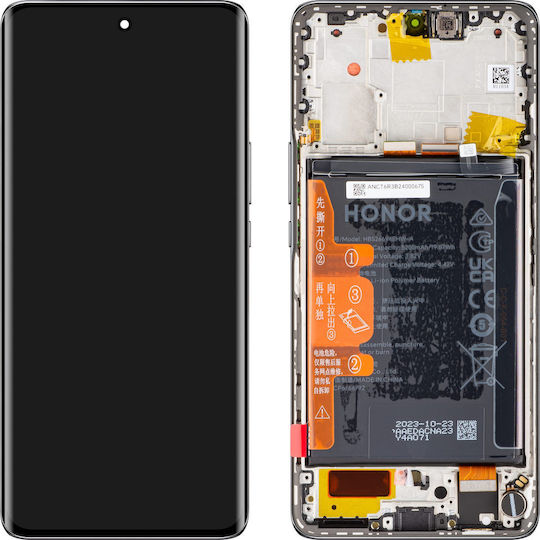 Honor Οθόνη με Μηχανισμό Αφής και Πλαίσιο για Honor Magic6 Lite (Μαύρο)