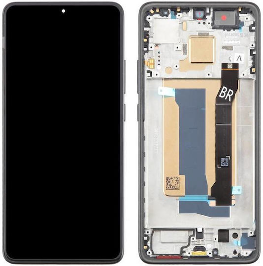 Xiaomi Screen with Touch Mechanism and Frame for Xiaomi POCO X7 Pro 5G (Black)