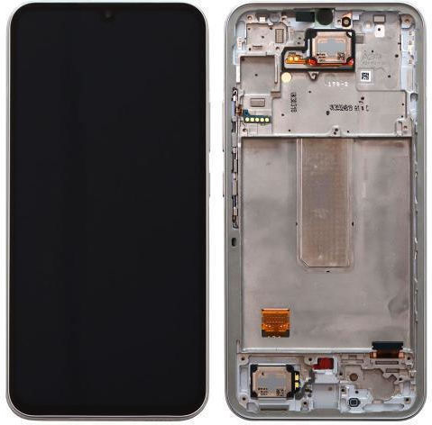Samsung Screen with Touch Mechanism for Samsung A346B Galaxy A34 5G (Silver)