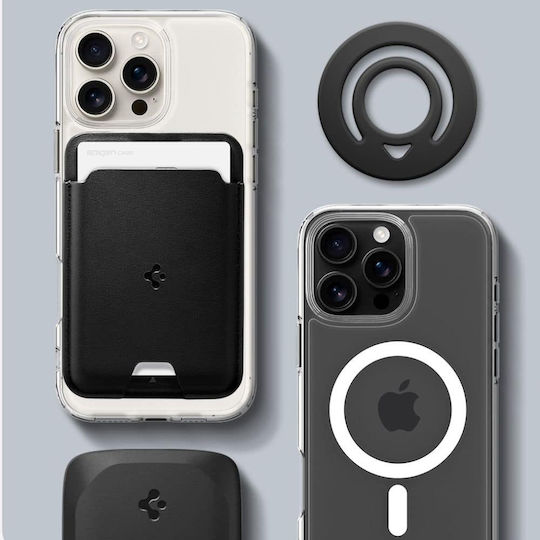 Spigen Dual Pop MagSafe Ring Holder Κινητού σε Μαύρο χρώμα