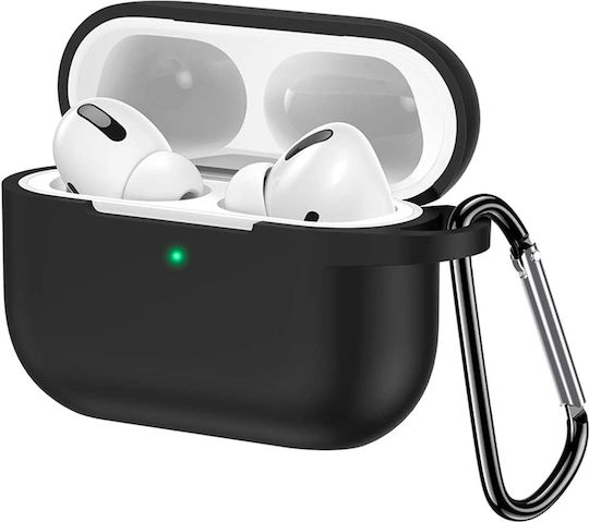 XO Калъф с кука в Черен цвят за Apple AirPods Pro