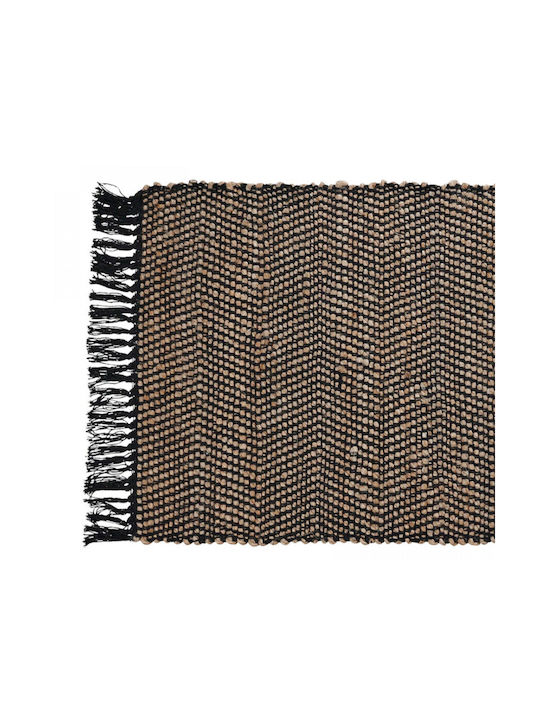 Zaros Zig Zag Килим Правоъгълена Black/Brown
