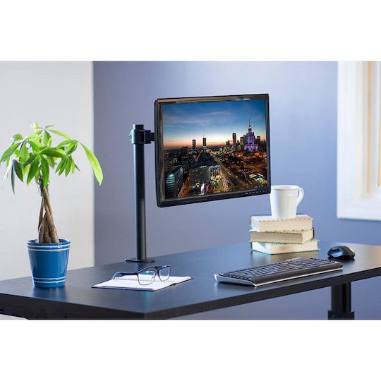 Techly Стойка Монитор до 32" с Рамо Сребриста (ICA-LCD-503BK)