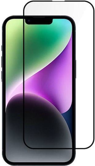 Glass 5D Закалено стъкло за цялото лице Черен (iPhone 15 Plus)
