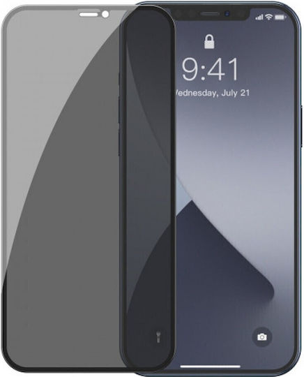 Glass Privacy Full Face Tempered Glass Black (iPhone 11 Pro Max)
