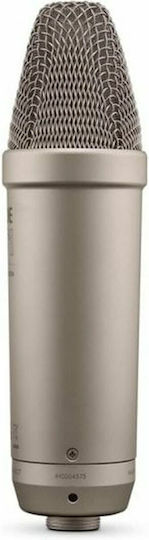 Rode NT1-A Musician Bundle Πυκνωτικό Μικρόφωνο XLR Shock Mounted για Φωνητικά Bundle σε Χρυσό Χρώμα