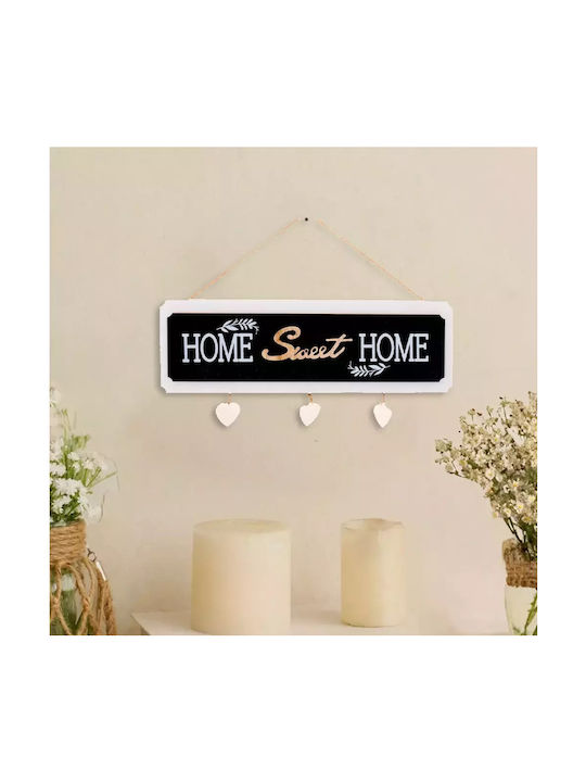 Uncle George Handmade Wall Sign Black Wooden 34.5x1x11cm