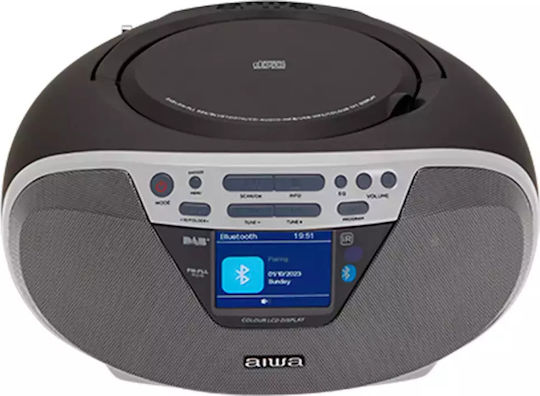 Aiwa Φορητό Ηχοσύστημα με USB / Bluetooth Μαύρο
