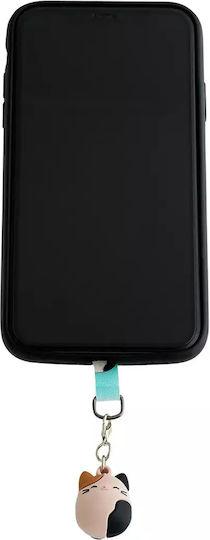 Lazerbuilt Squishmallows Cam Cat Mobile Charm – Universal Μπρελόκ Κινητού Pad Σύνδεσης