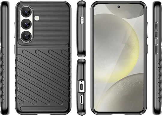 Hurtel Back Cover Σιλικόνης Μαύρο (Galaxy S25)