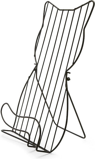 Kikkerland Wanddekoration Silhouette Schwarz aus Metall