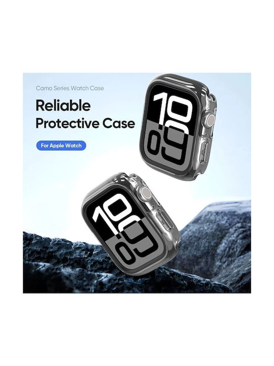 Dux Ducis Case Plastikhülle in Schwarz Farbe für Apple Watch Serie 10 46 mm