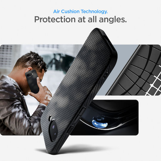 Spigen Liquid Air Back Cover Silicon 0.3mm Negru (Google Pixel 9a)