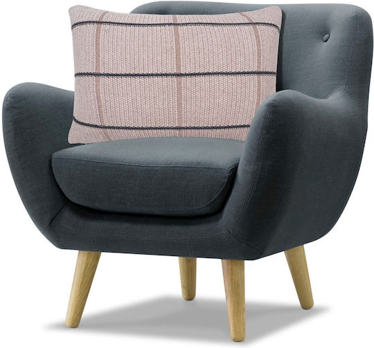 Liolios Home Sofa Cushion Mini Moss from 100% Cotton Multi 50x50cm