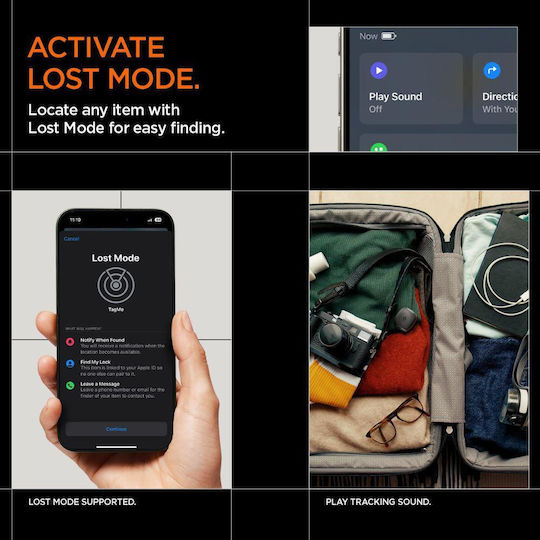 Spigen TagMe Apple Find My Μαύρο
