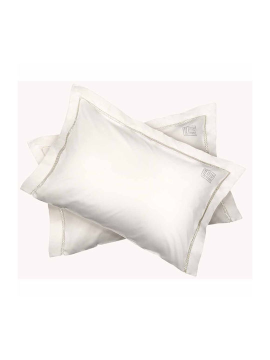 Guy Laroche Bettwäsche-Set King Size 270x280cm. Blend Ecru Ivory 4Stück