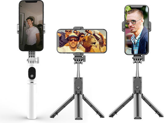 Earldom ET-ZP25 Selfie Stick με Bluetooth Μαύρο