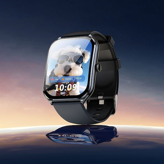 Hoco Y28 Smartwatch with Heart Rate Monitor (Black)