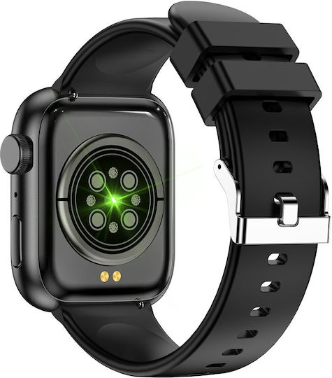 Forever IGo Watch 3 JW-500 με Παλμογράφο (Μαύρο - M/L)