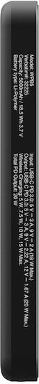 Verbatim Charge 'n' Go MagSafe Power Bank 5000mAh 20W mit USB-C Ausgangsanschlusses Grau