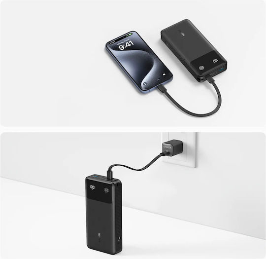 Anker Powercore 20000mAh 30W with USB-A Port and 2 USB-C Ports Power Delivery Black