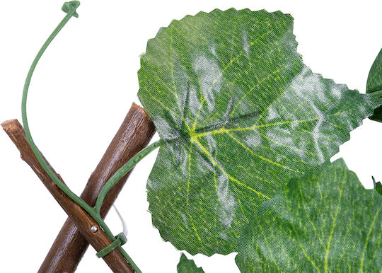 Globostar Artificial Garden Vine Leaves 78499 Πτυσσόμενη Πέργκολα Τεχνητής Φυλλωσιάς Κάθετος Κήπος Σύνθεση Αμπελόφυλλο Μ110 X Π10 X Υ120cm Min Μ310 X Π10 X Υ45cm Max