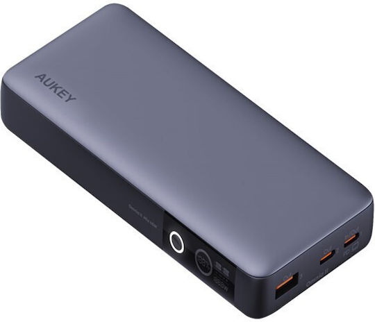 Aukey PB-Y43 Power Bank 20000mAh 65W with USB-A Output Port and 3 USB-C Output Ports Power Delivery PPS Black