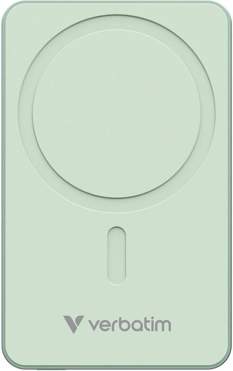 Verbatim Charge 'n' Go MagSafe Power Bank 10000mAh 20W με Θύρα USB-C Power Delivery Πράσινο