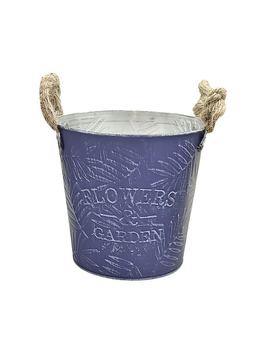 Γλαστράκι-κασπώ Μεταλλικό Κλαδιά Φ18x17cm Homie 423085