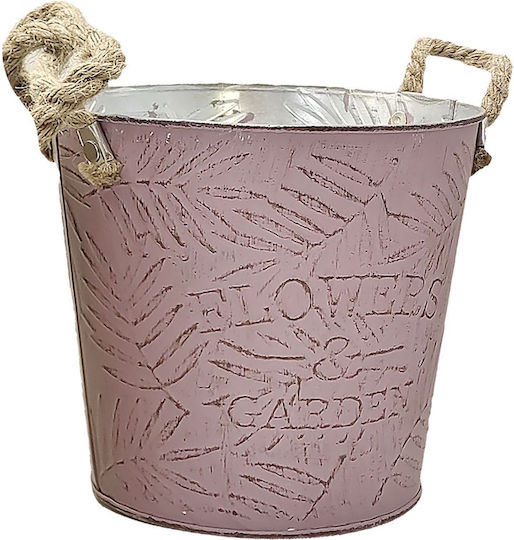 Γλαστράκι-κασπώ Μεταλλικό Κλαδιά Φ18x17cm Homie 423085