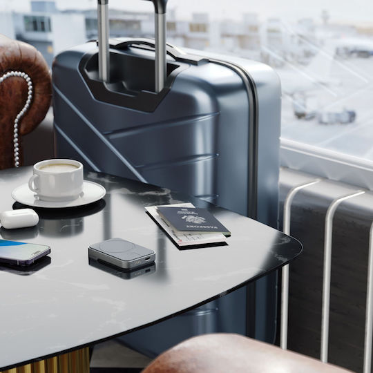 Alogic Matrix+ MagSafe Power Bank 5000mAh Γκρι