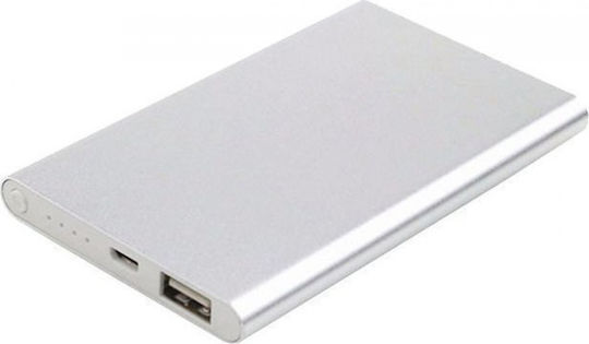 Bormann BBC5001 Power Bank 5000mAh mit USB-A Anschluss Silber