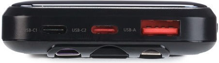 Philips DLP1922 Power Bank 10000mAh με Θύρα USB-A και Θύρα USB-C Μαύρο