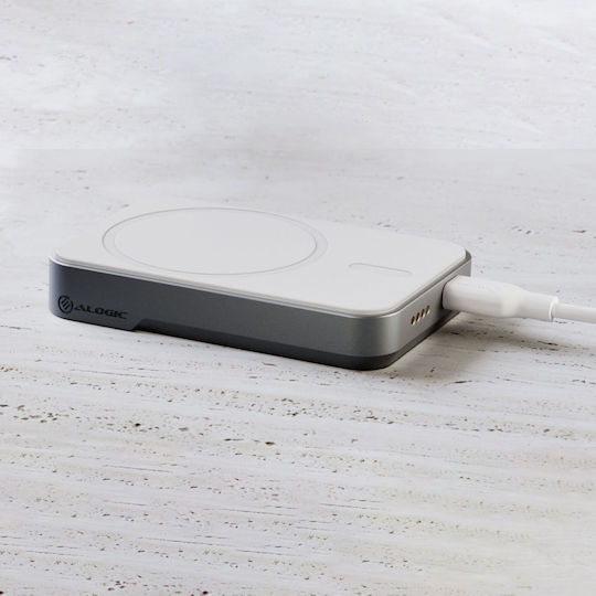 Alogic Matrix Universal MagSafe Power Bank 5000mAh με Θύρα USB-C Λευκό