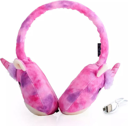 Jazwares Lola the Unicorn Fără fir / Cu fir Pentru copii Over Ear Căști cu 6 ore de Funcționare Roz