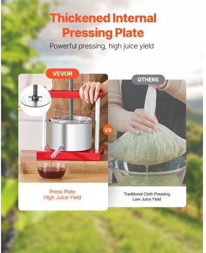 Vevor GJYZJTMBXG3L4YRM6V0 Grape Press Handbuch 3Es