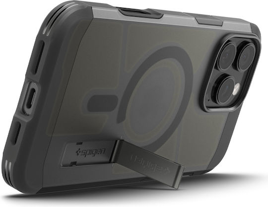 Spigen Tough Armor T AI (MagFit) Umschlag Rückseite Kunststoff / Silikon 2mm Frost Black (iPhone 17 Pro Max / iPhone 17 Pro / iPhone 16 Pro Max)