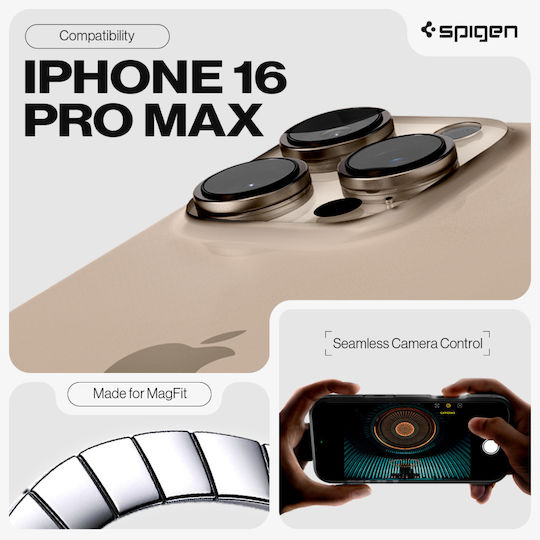 Spigen Tough Armor T AI (MagFit) Umschlag Rückseite Kunststoff / Silikon 2mm Frost Black (iPhone 17 Pro Max / iPhone 17 Pro / iPhone 16 Pro Max)