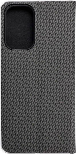 Forcell Luna Book Метален Черен Калъф За Мобилни Телефони Galaxy A23 4G / Galaxy A23 5G