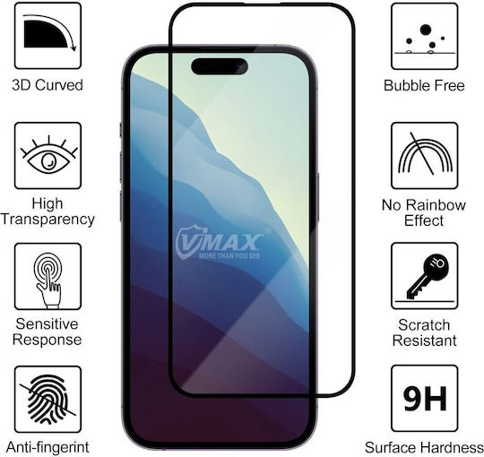 Vmax 9D Tempered Glass (iPhone 13 Pro Max)