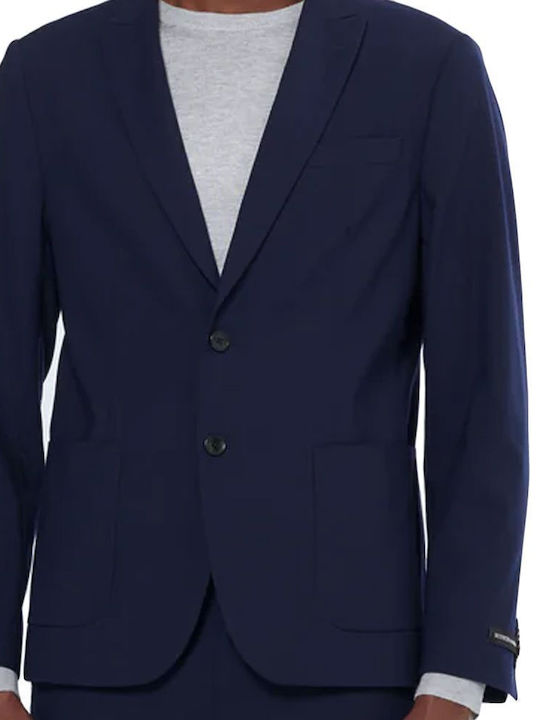 Essential Men's Suit Jacket Blue