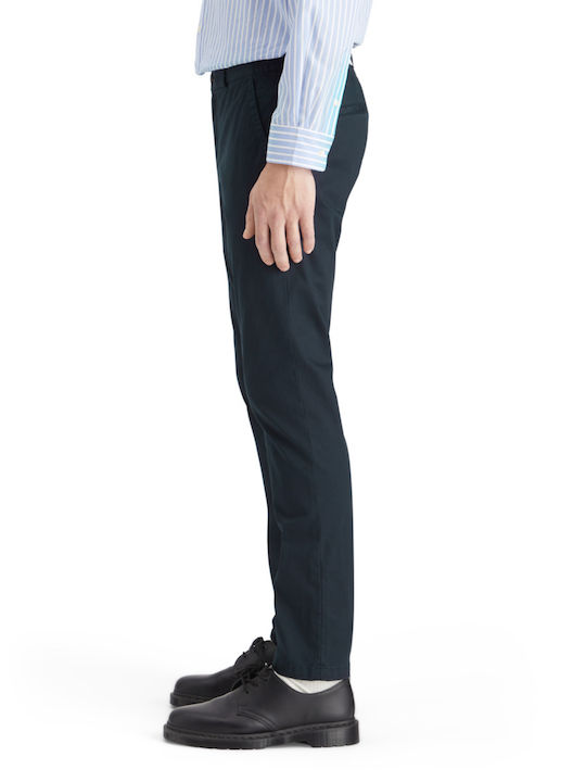 Mott Hose Chino Elastisch Blau