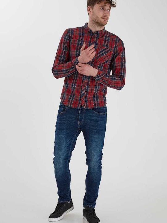 Long-sleeved Shirt Checked Chili Pepper
