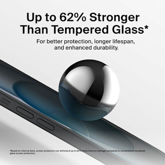 Belkin Screenforce Privacy Tempered Glass (iPhone 16/15)