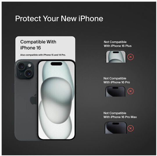 Belkin Screenforce Privacy Tempered Glass (iPhone 16/15)